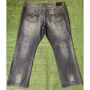 Vintage Ecko Unltd Baggy Jeans Pants Straight Y2K Embroidered Mens 42x32